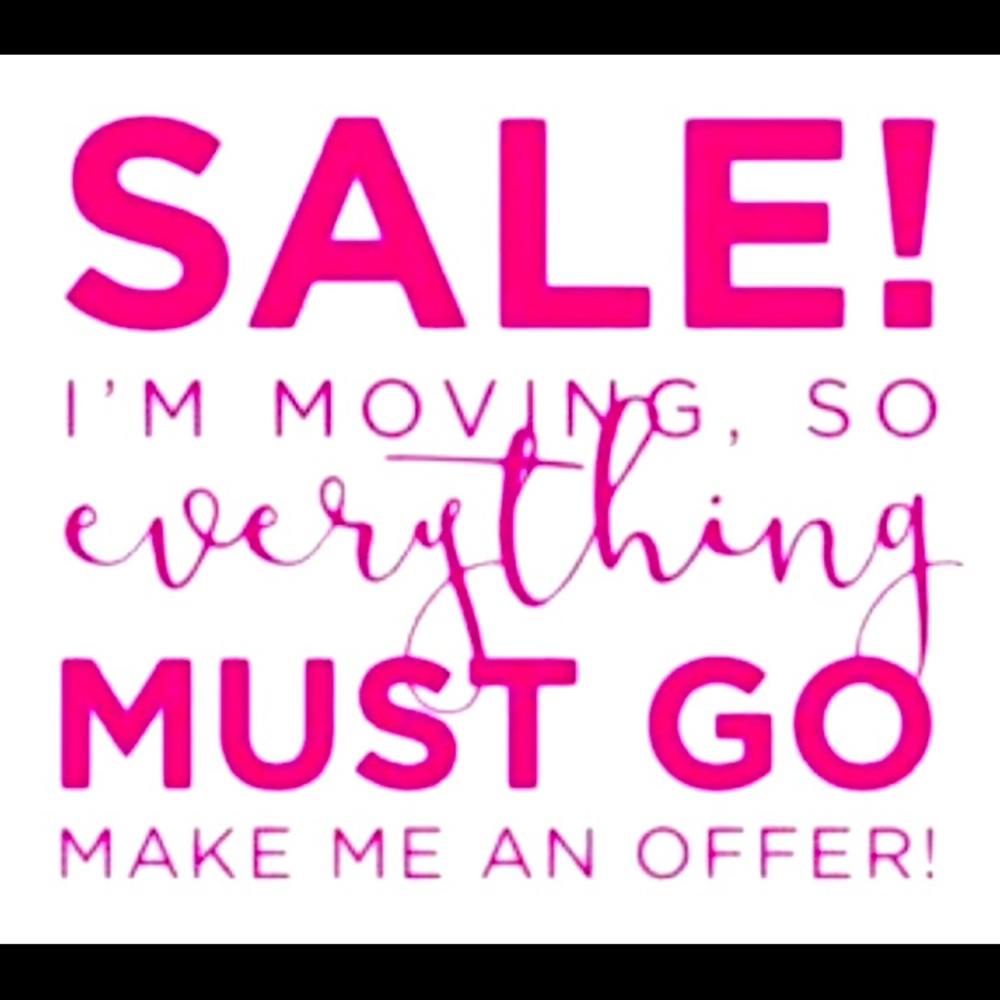 MOVING-CLOSET ENDS 8/17